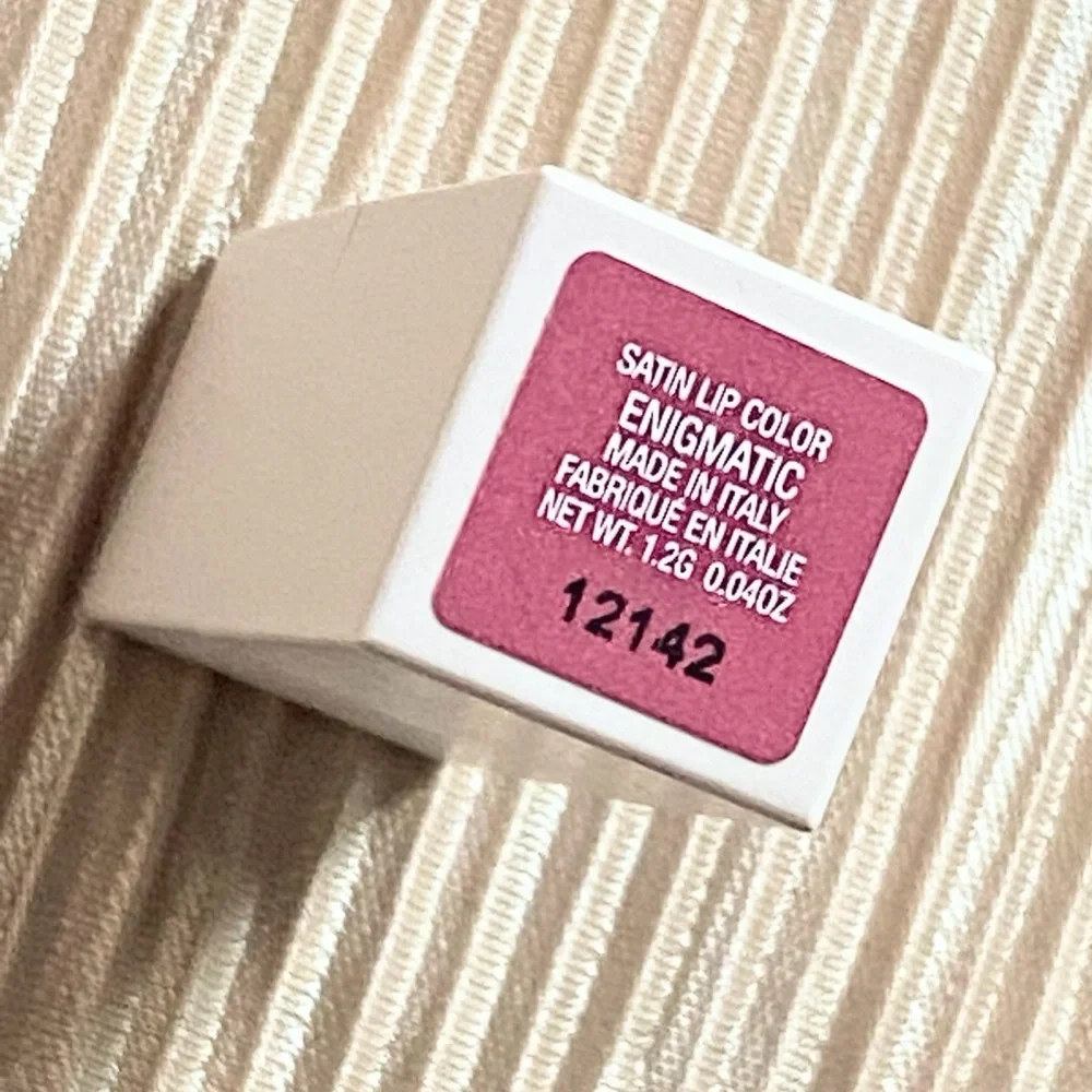 Rose Inc Satin Lip Color lipstick Enigmatic. Travel Size 1.2g/ 0.04 oz.